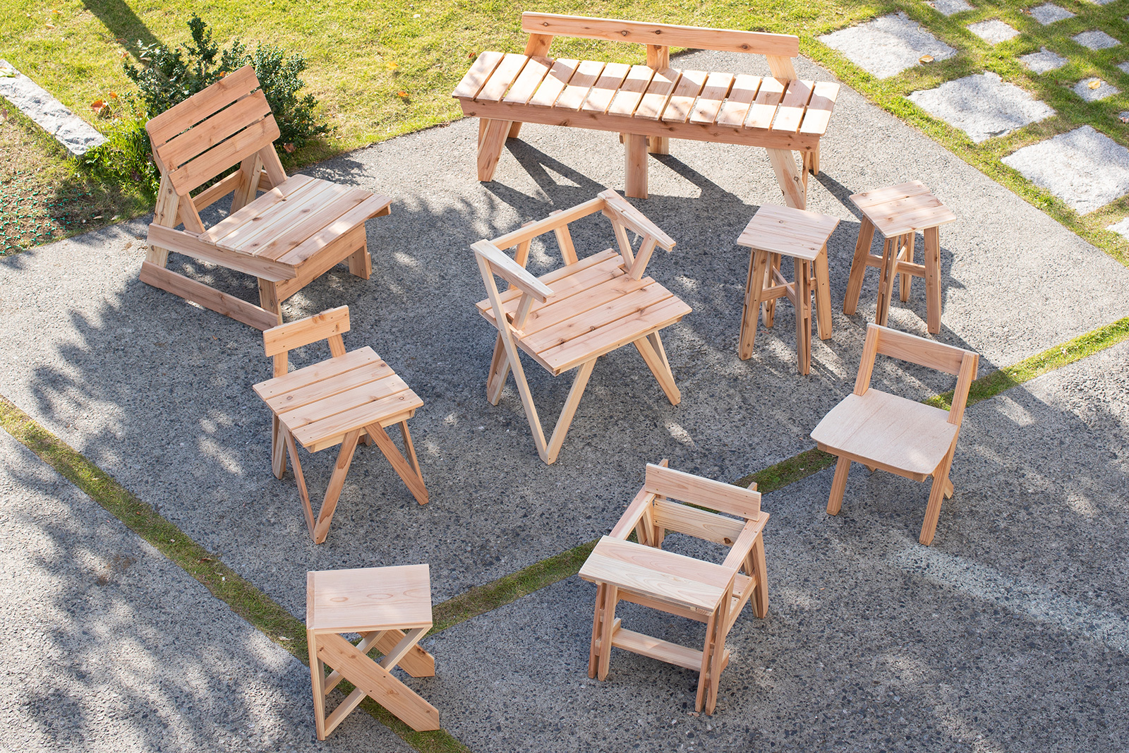杉でつくる家具