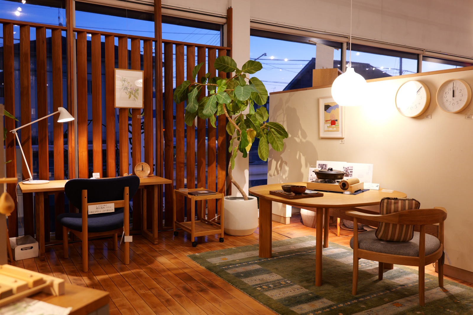 たなかじま家具店「低座ダイニングのすすめ」展